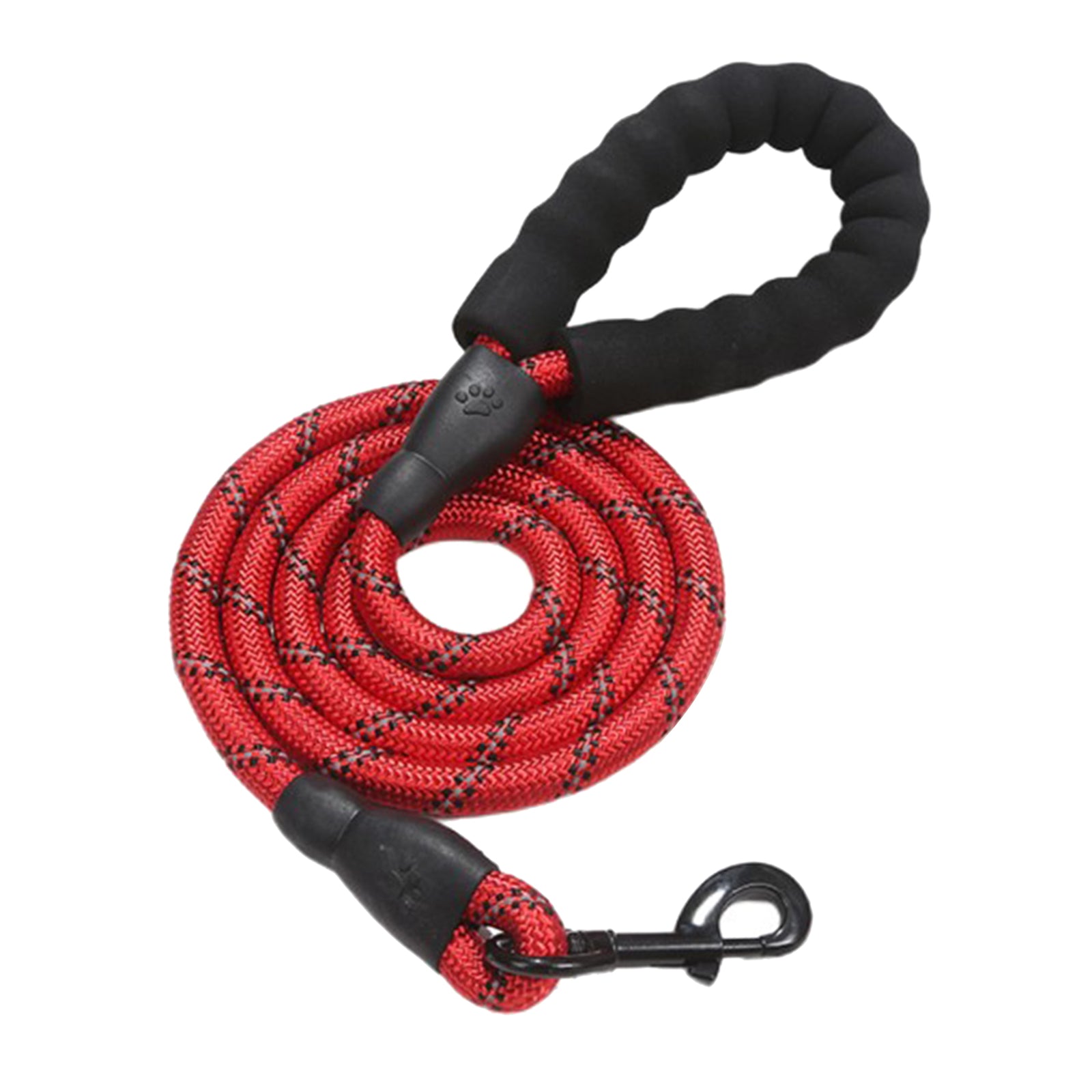 Dog Leash Pet Walking Leash Rope Pet Reflective Leash for Dogs Red