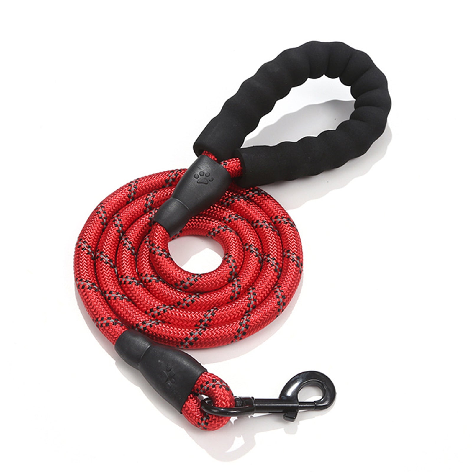 Dog Leash Pet Walking Leash Rope Pet Reflective Leash for Dogs Red