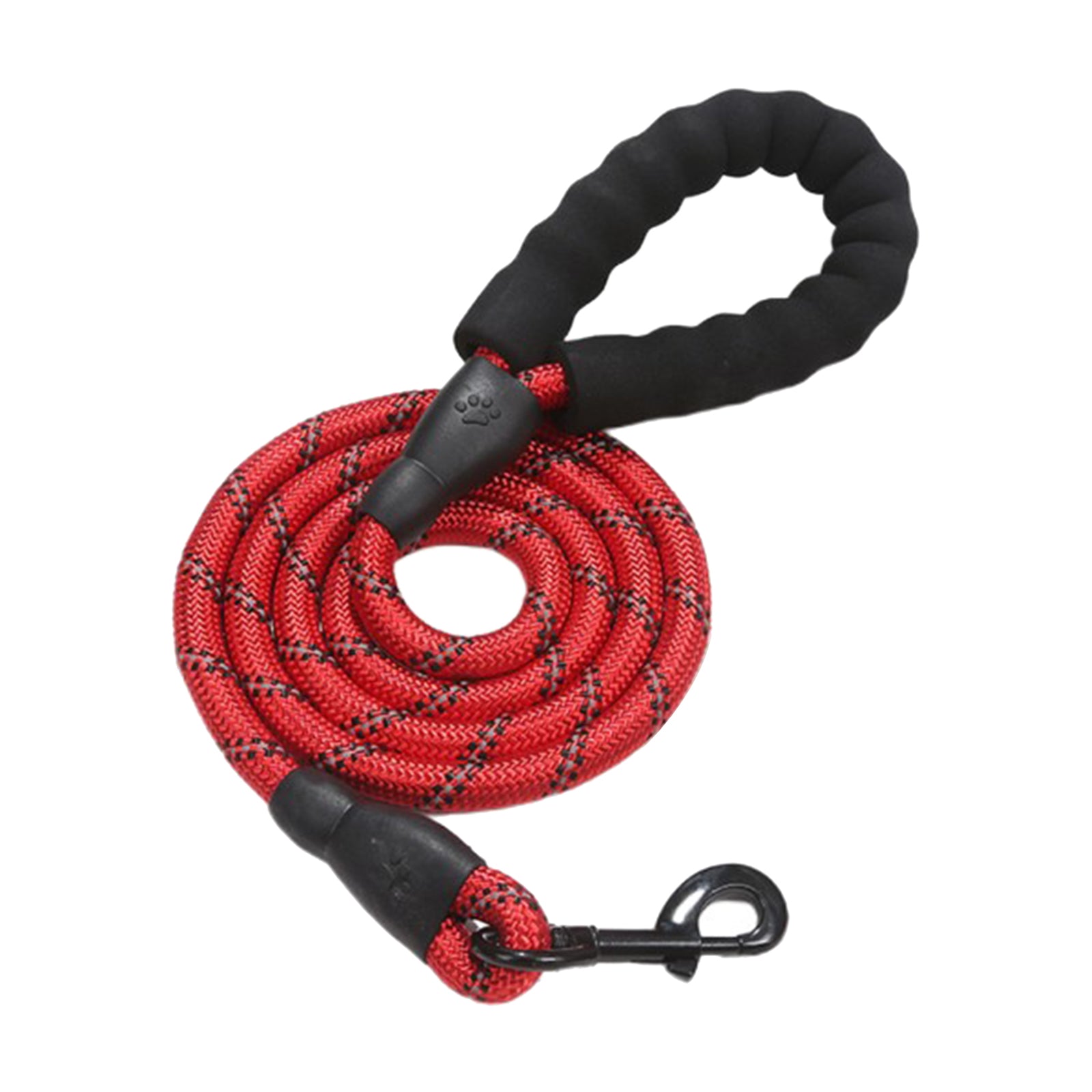 Dog Leash Pet Walking Leash Rope Pet Reflective Leash for Dogs Red