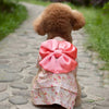 Cat Japanese Kimono Dress Up Costume Skirt Clothes for Small Dogs M Pink