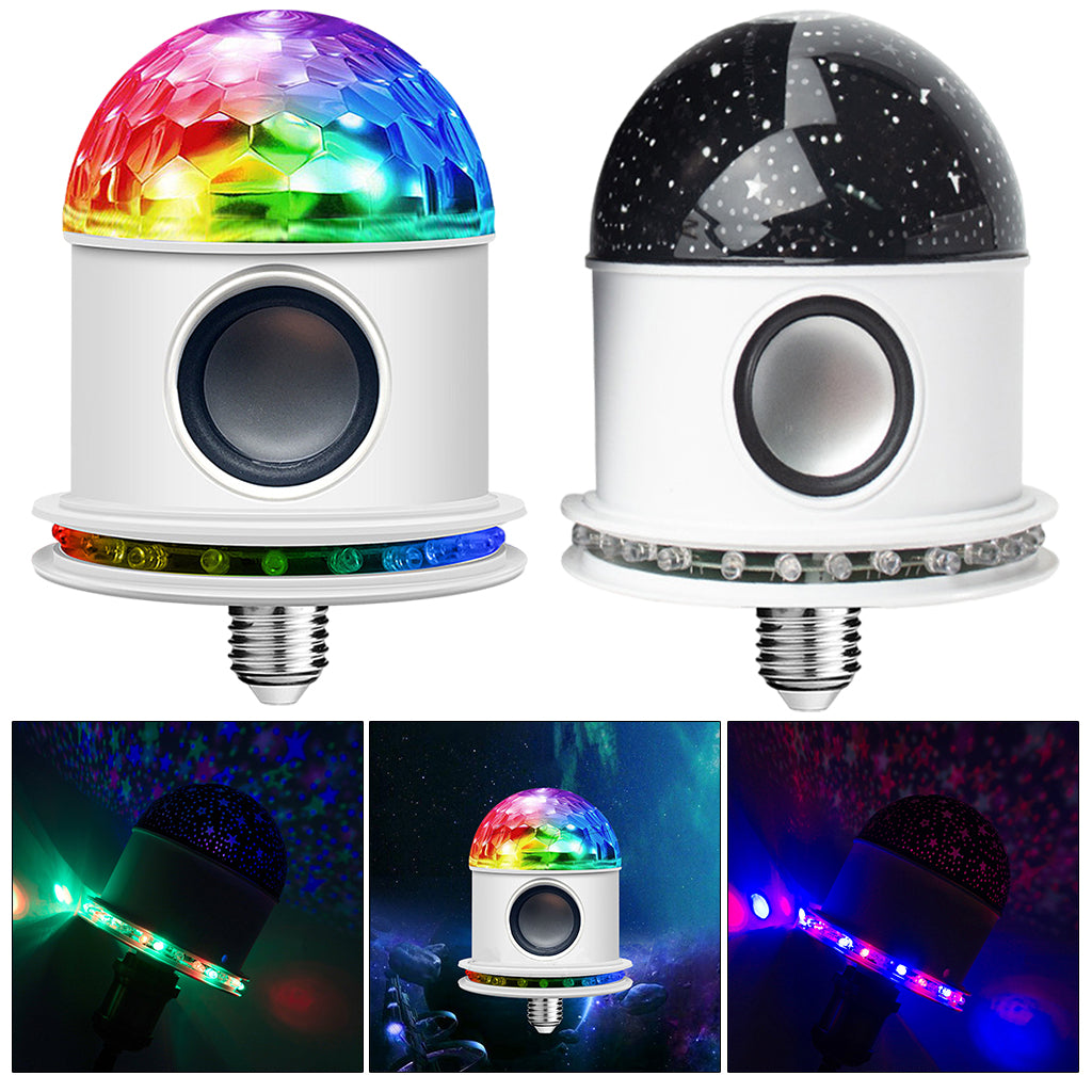 Bluetooth Disco Ball Light Stage LED RGB Flashing Party Lamp Crystal