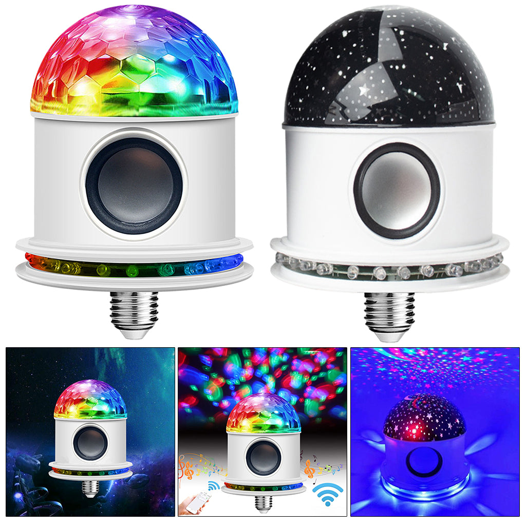 Bluetooth Disco Ball Light Stage LED RGB Flashing Party Lamp Crystal