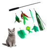 Pet Cat Supplies Kitten Toy Sticks Teaser Wand Interactive Playing Rod