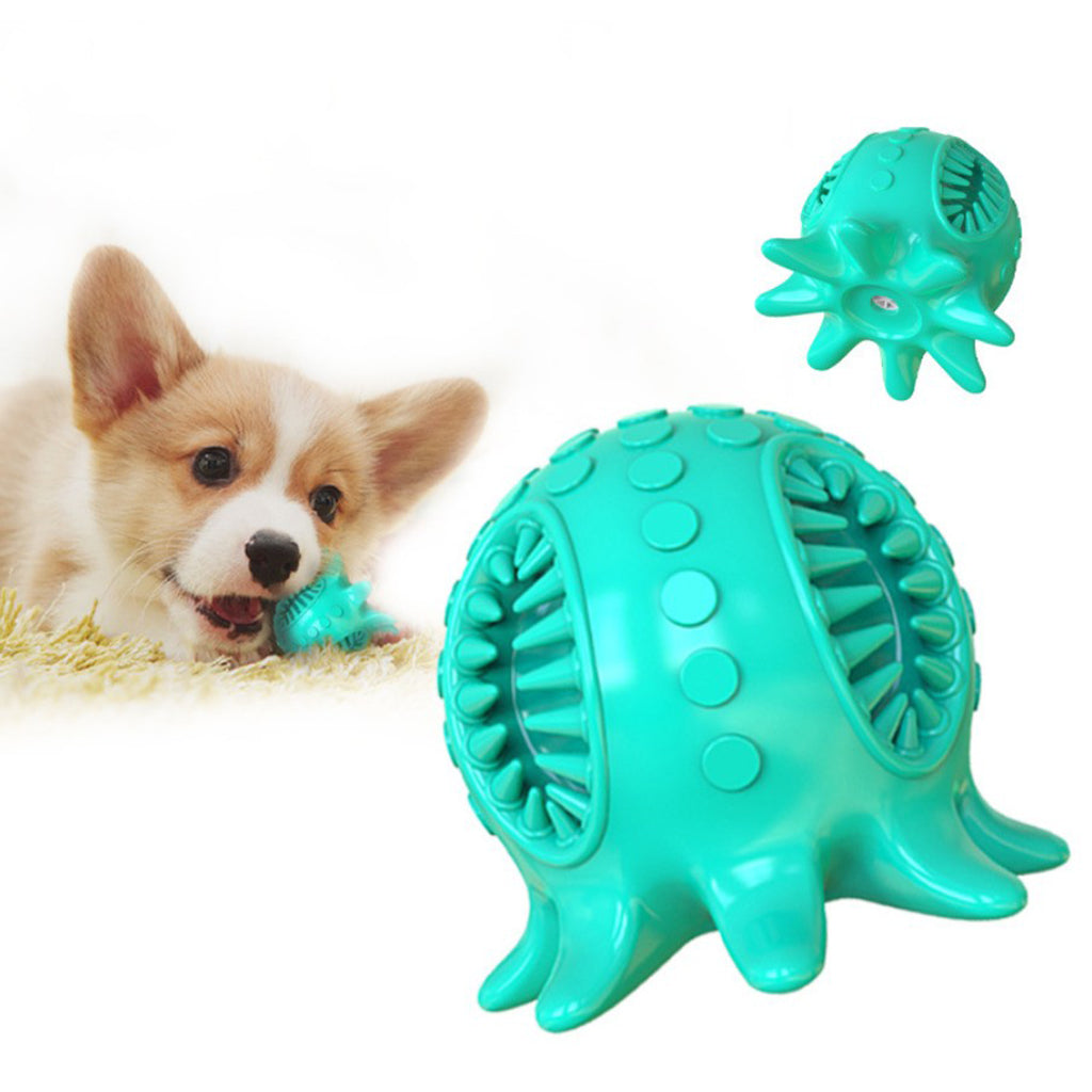 Dog Squeaky Toy Chew Toy Squeaker Training Toothbrush Puppies Pets Lake Blue