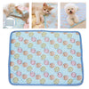 Soft Pet Cooling Mat Dog Cool Pad Self Cooling Cats Cushion Pads Blue S