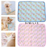 Soft Pet Cooling Mat Dog Cool Pad Self Cooling Cats Cushion Pads Blue S