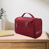 Hanging Travel Wash Bag Cosmetic Toiletry Shaving Organizer Pouch Red