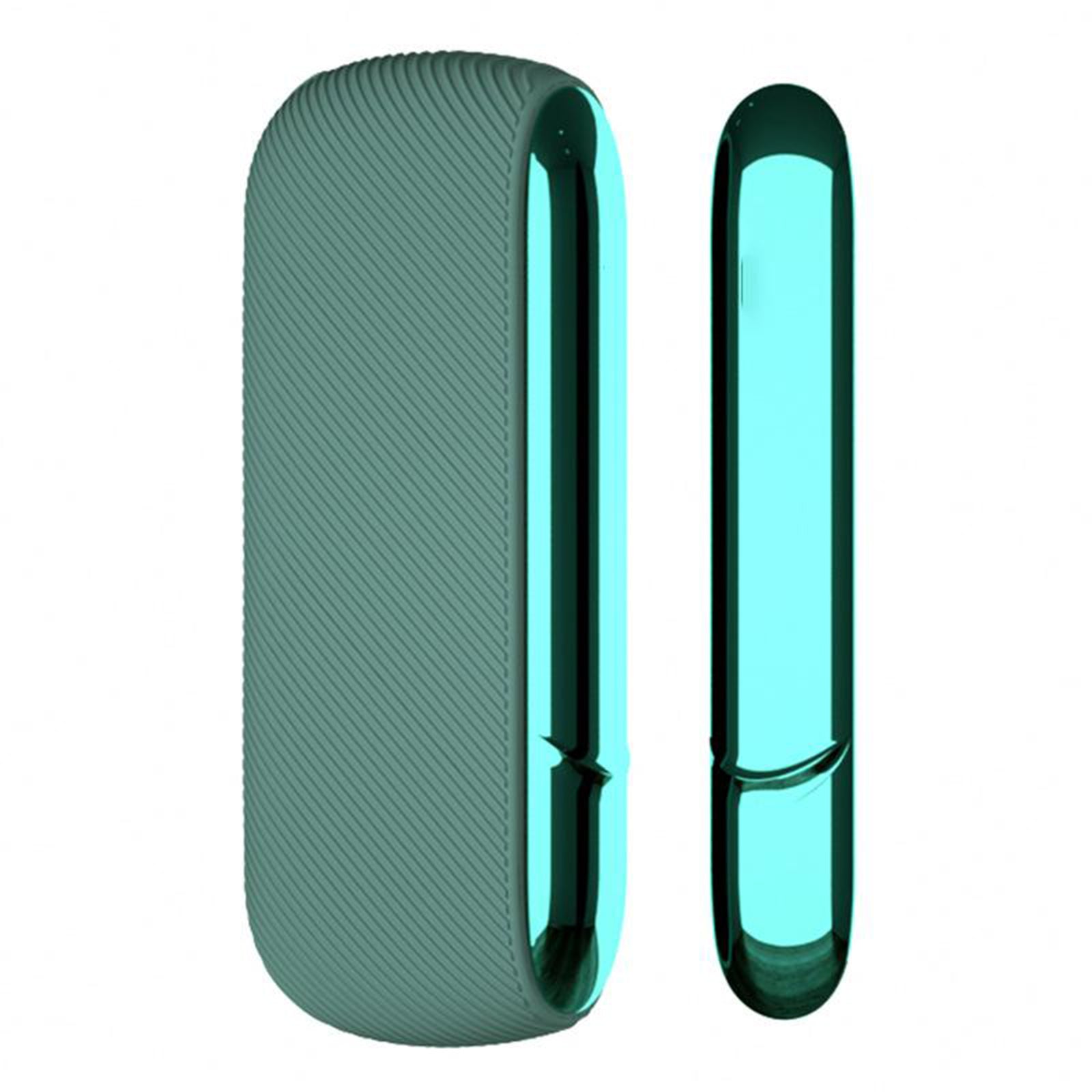 Twill Silicone Cover Full Protective Case Pouch for IQOS 3.0 Green