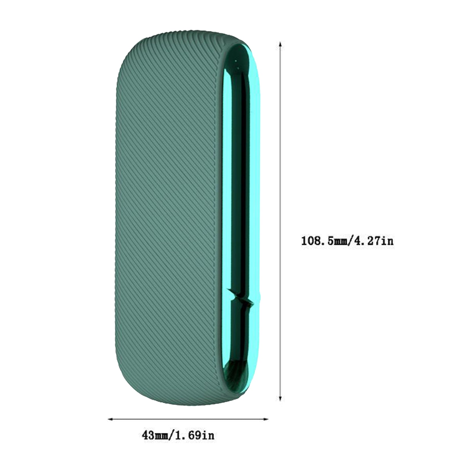 Twill Silicone Cover Full Protective Case Pouch for IQOS 3.0 Green