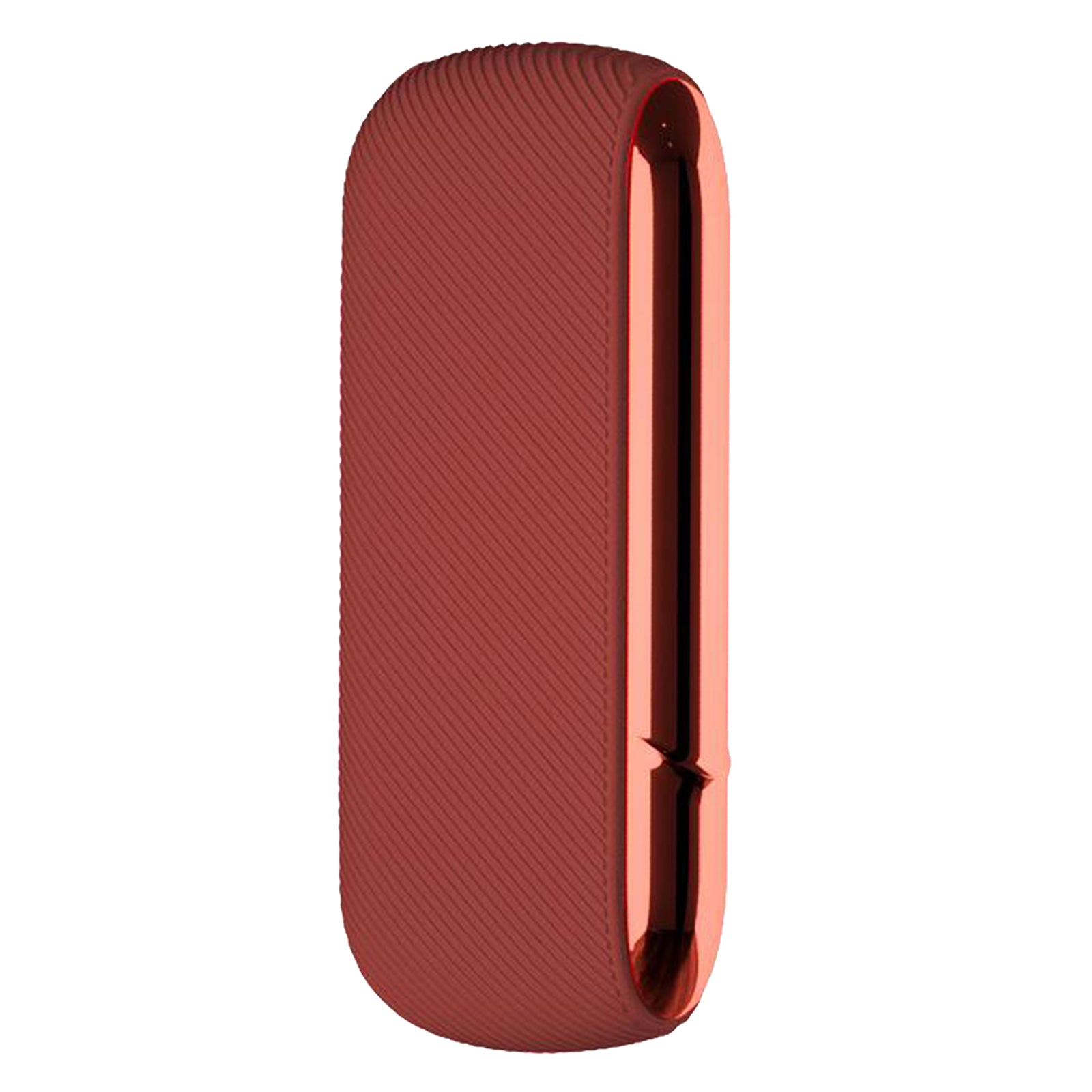 Twill Silicone Cover Full Protective Case Pouch for IQOS 3.0 Wine Red