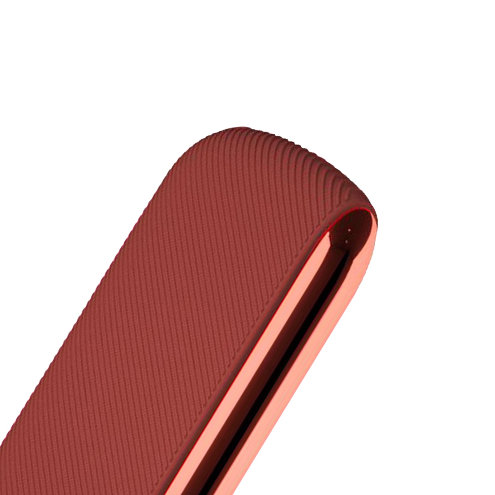 Twill Silicone Cover Full Protective Case Pouch for IQOS 3.0 Wine Red