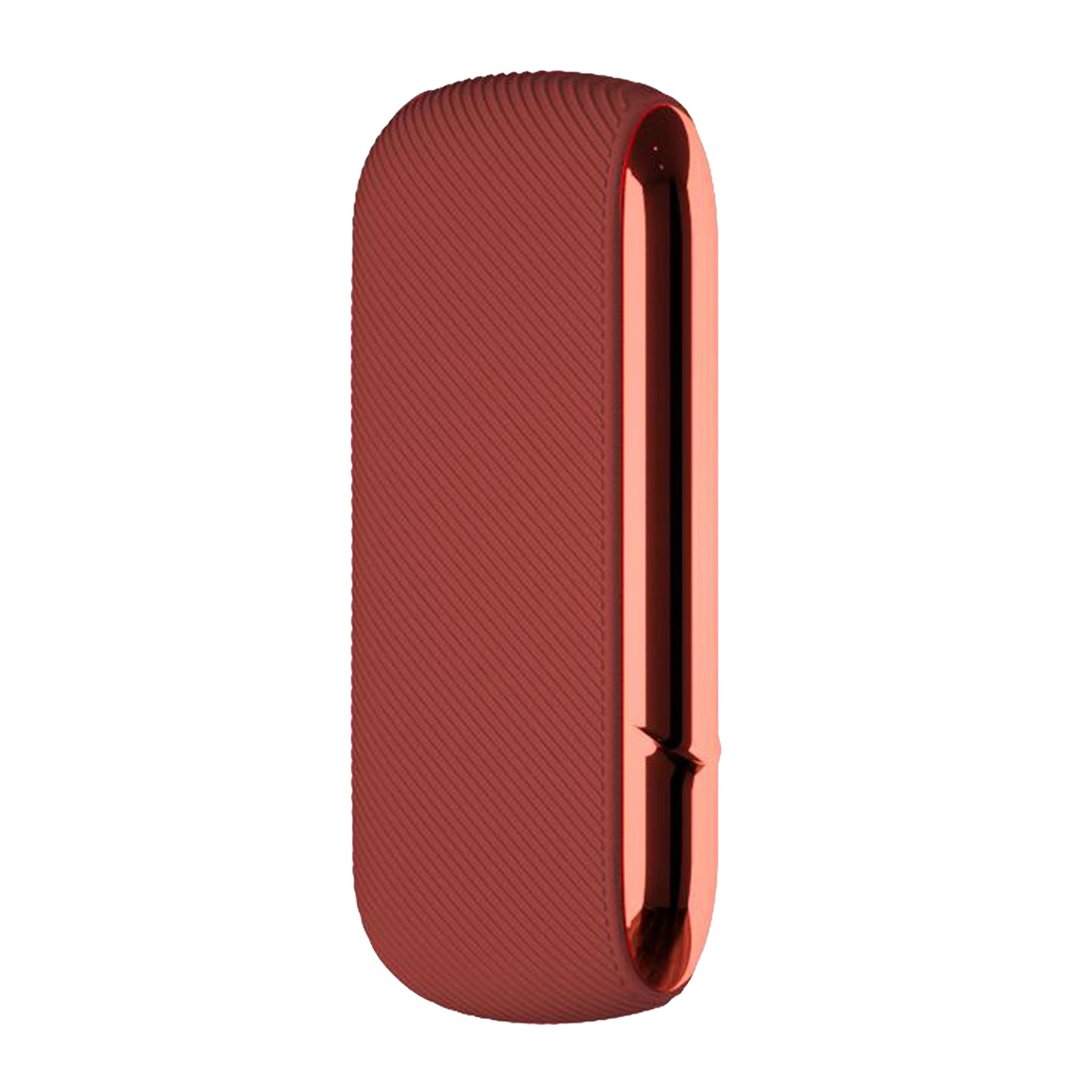 Twill Silicone Cover Full Protective Case Pouch for IQOS 3.0 Wine Red