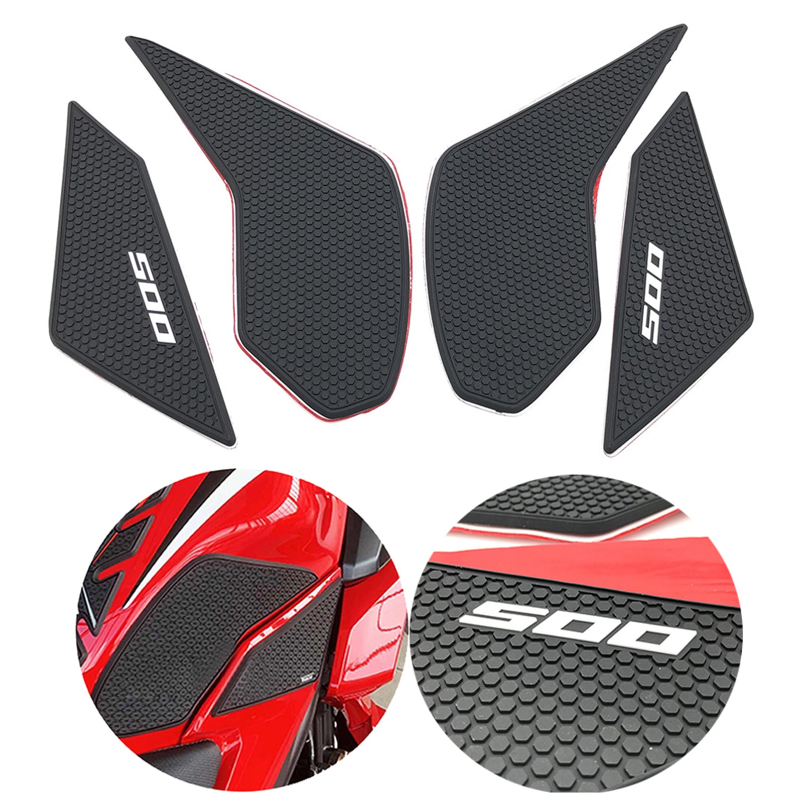 Tank Traction Side Pads Knee Grips Stickers for Honda CBR500RR CB500F 2021