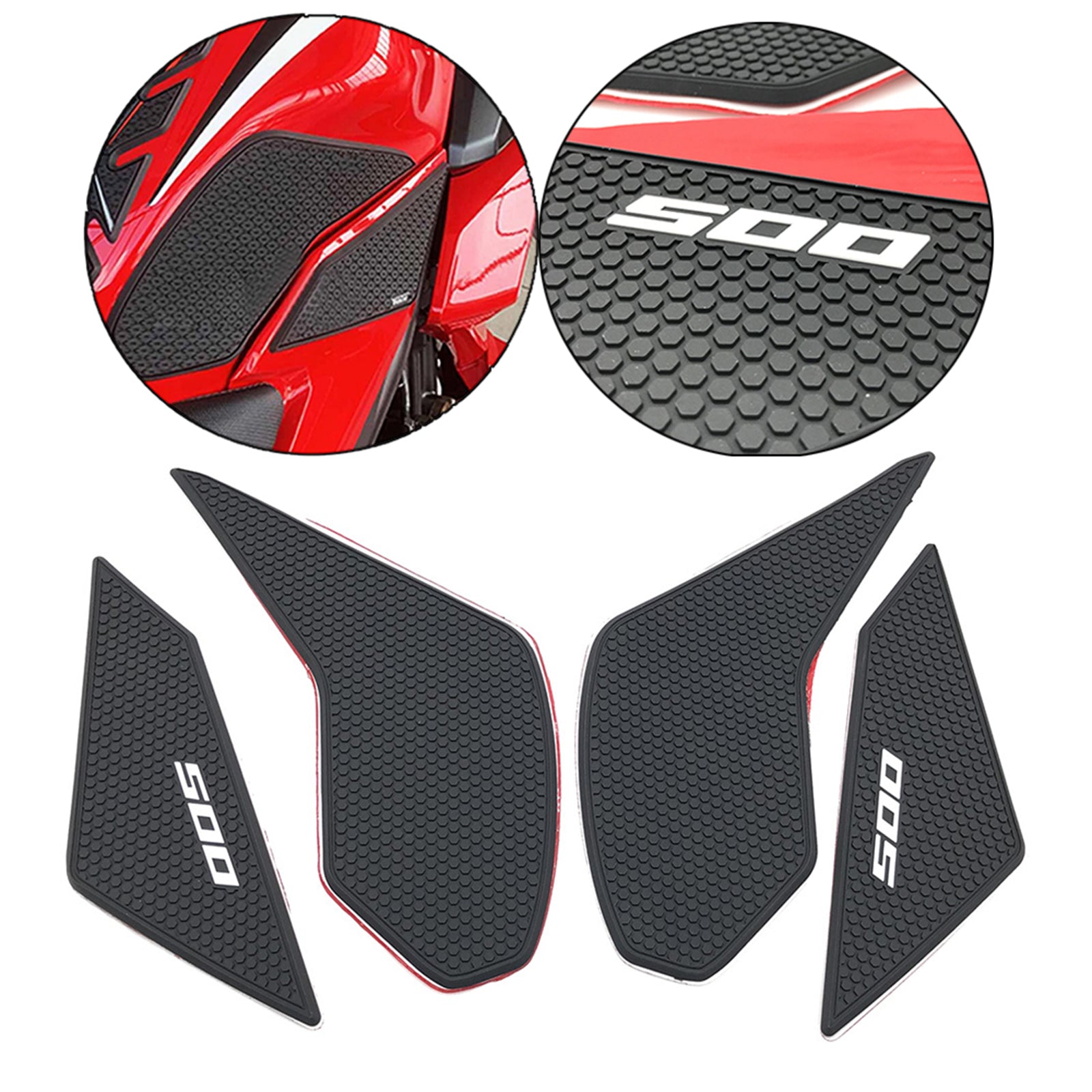 Tank Traction Side Pads Knee Grips Stickers for Honda CBR500RR CB500F 2021