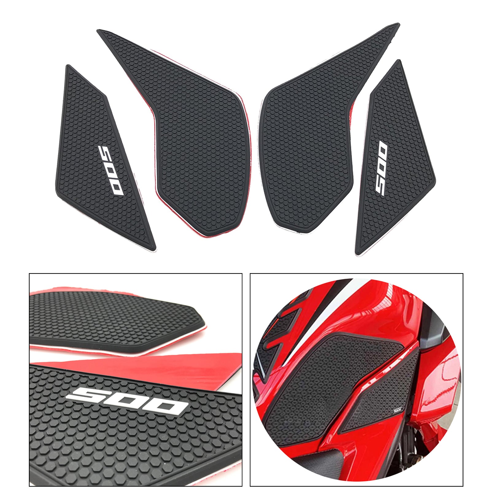 Tank Traction Side Pads Knee Grips Stickers for Honda CBR500RR CB500F 2021