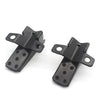 1Pair Motorcycle Metal Footrests Pedals 25-30mm Folding for Yamaha Accessory