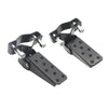 1Pair Motorcycle Metal Footrests Pedals 25-30mm Folding for Yamaha Accessory