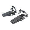 1Pair Motorcycle Metal Footrests Pedals 25-30mm Folding for Yamaha Accessory