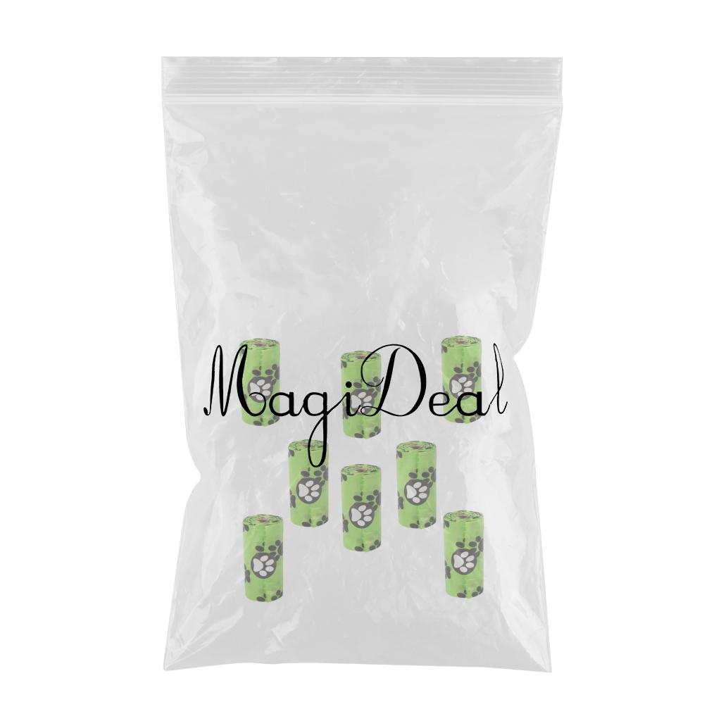 Dog Poop Bags with Dispenser Unscented Home Using 8 Rolls