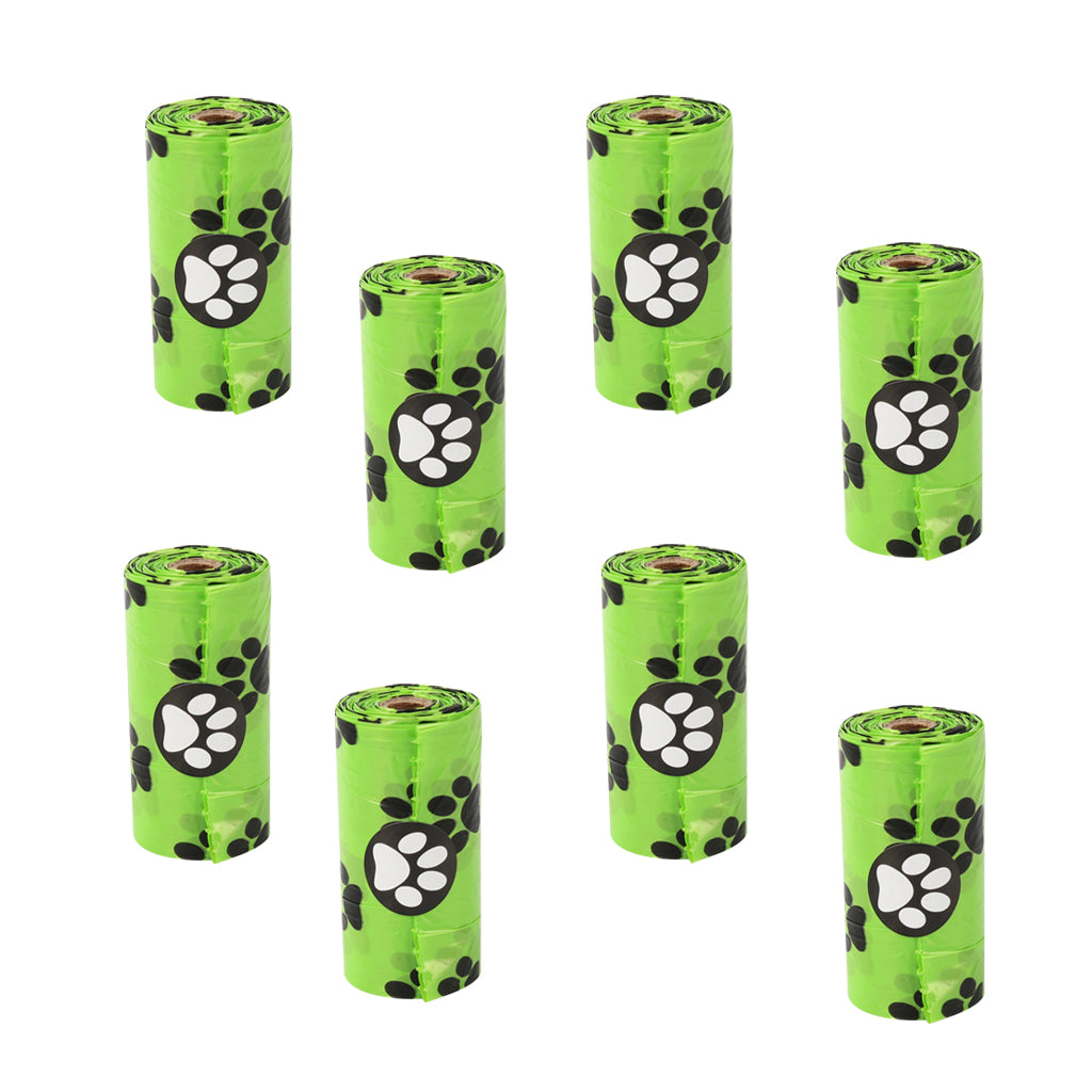 Dog Poop Bags with Dispenser Unscented Home Using 8 Rolls