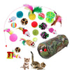 20Pcs/Pet Cat Toys Bulk Mice Balls Pet Kitty Kitten Tunnel Play Ball Toy Set