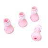 4x Silicone Bathing Anti-Scratch Grooming Pet Cat Paw Protector Pink