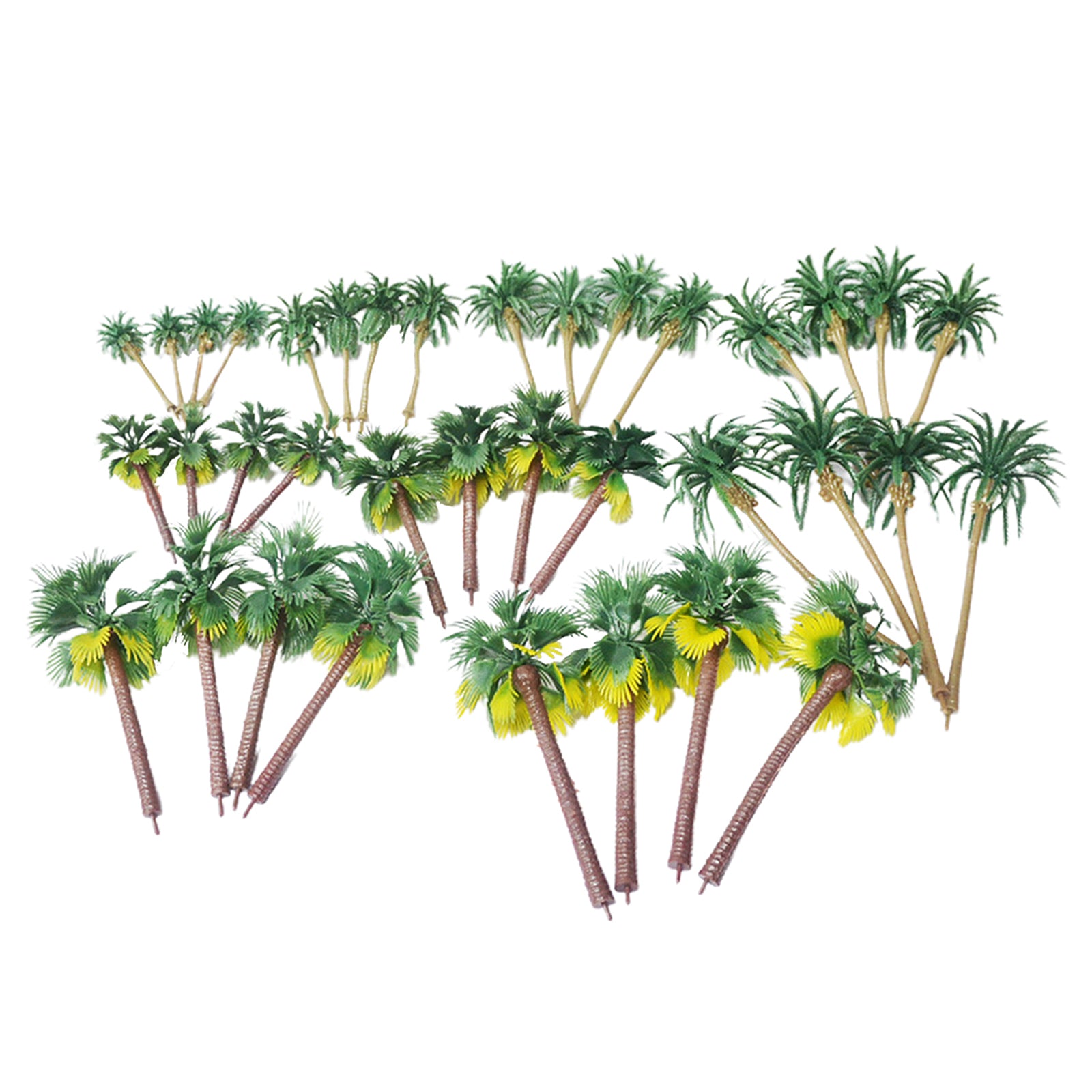 36 Landscape Model Trees Coconut Palm Tree Train Railways Landscape Decors