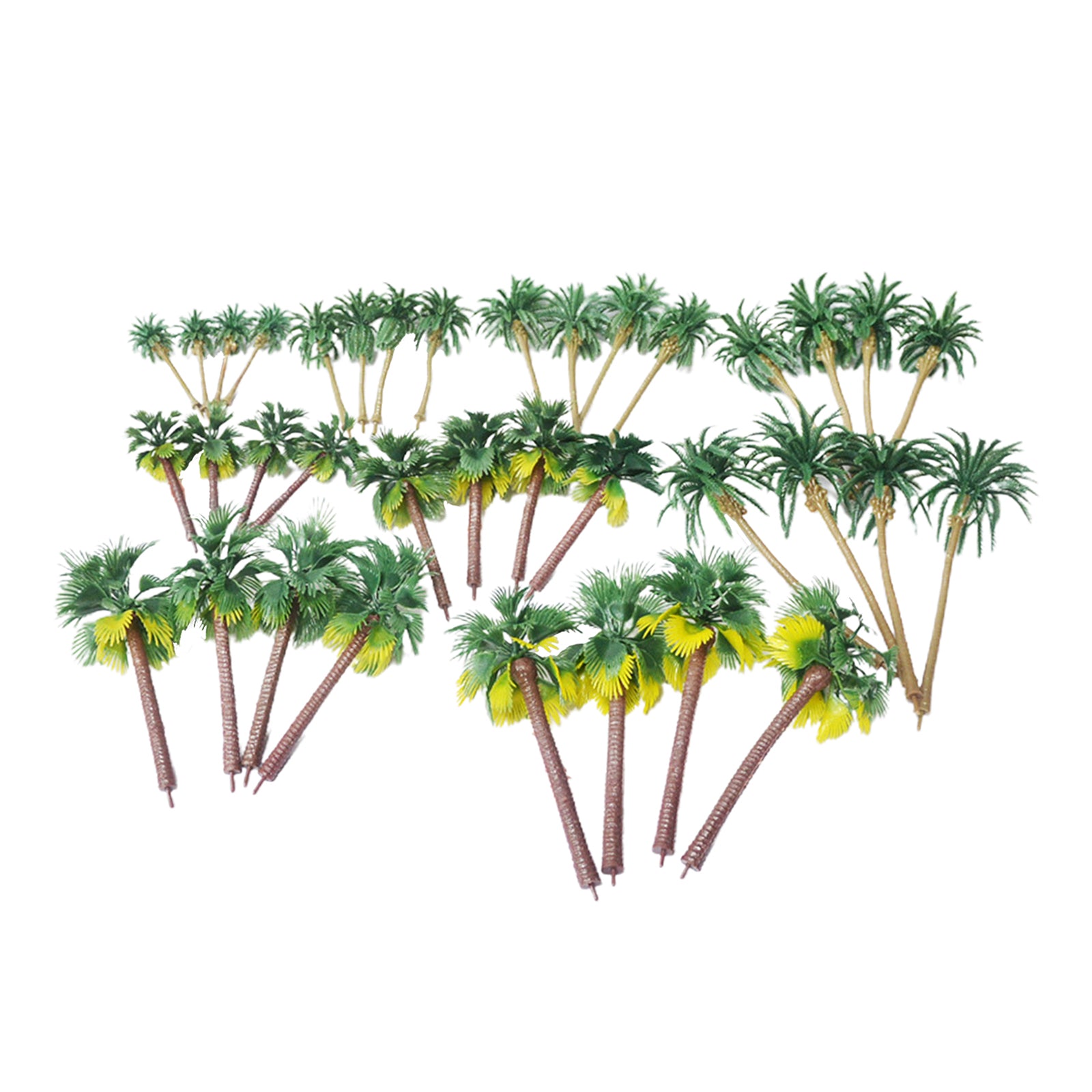 36 Landscape Model Trees Coconut Palm Tree Train Railways Landscape Decors