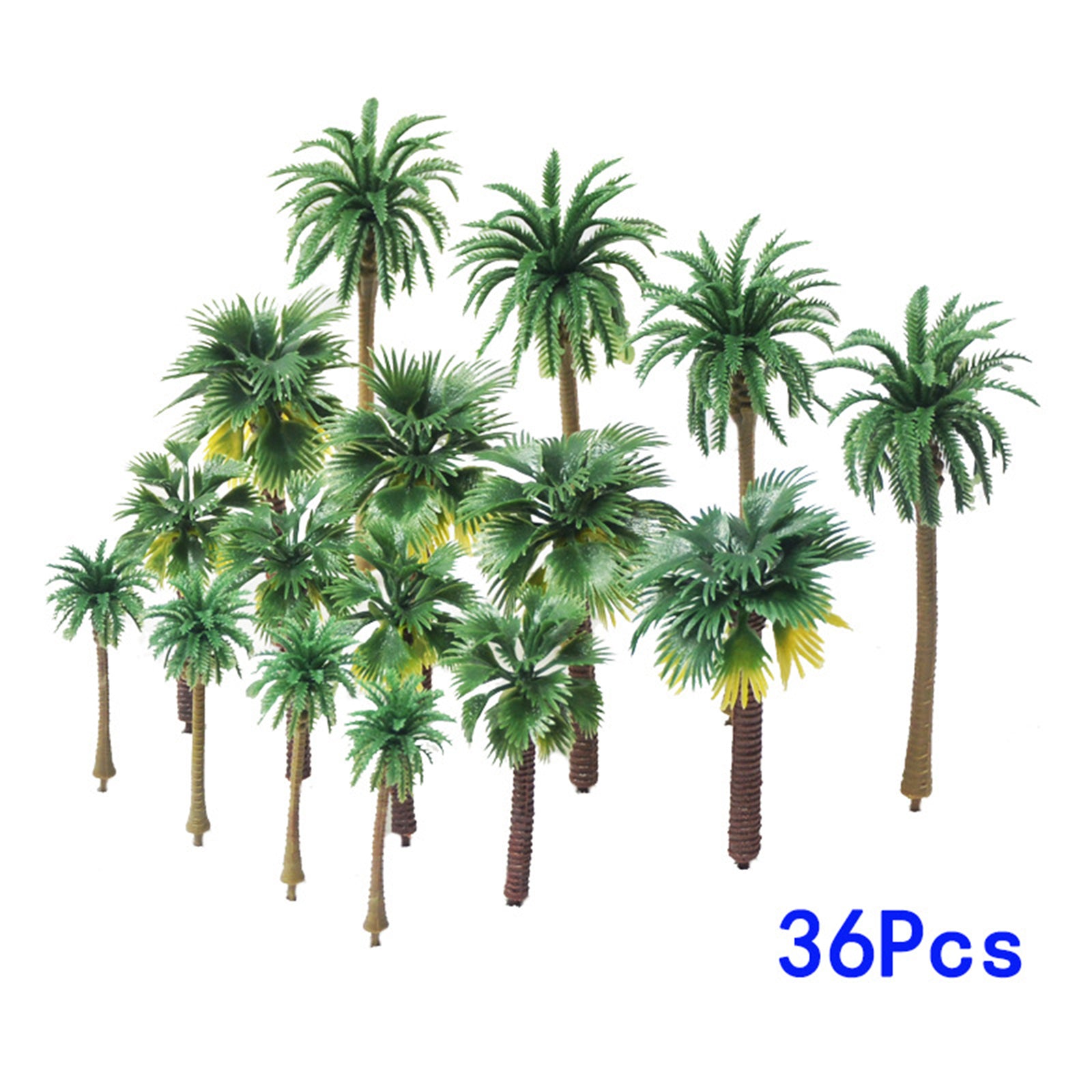 36 Landscape Model Trees Coconut Palm Tree Train Railways Landscape Decors