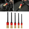 5Pieces Car Detailing Cleaning Brush Set for Cleaning Wheels Tire Brush