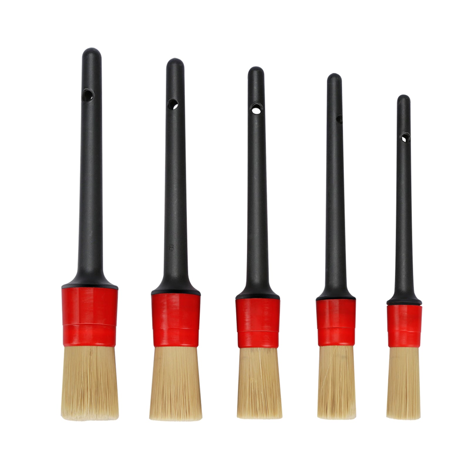 5Pieces Car Detailing Cleaning Brush Set for Cleaning Wheels Tire Brush