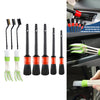 10pcs Car Cleaning Brush Set w/ Wire Brush Automotive Air Conditioner Brush