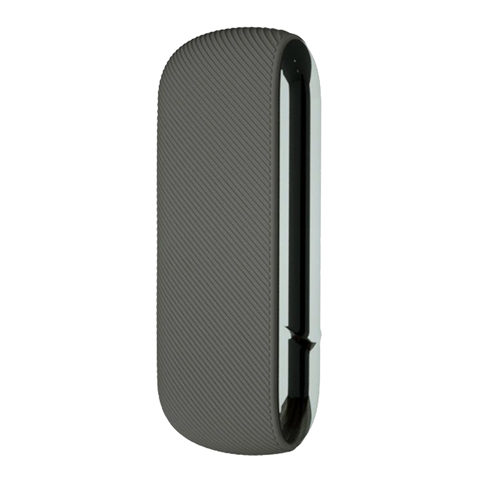 Twill Silicone Cover Full Protective Case Pouch for IQOS 3.0 Gray and Silver