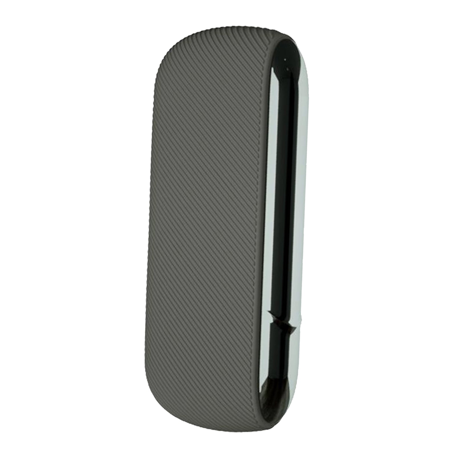 Twill Silicone Cover Full Protective Case Pouch for IQOS 3.0 Gray and Silver