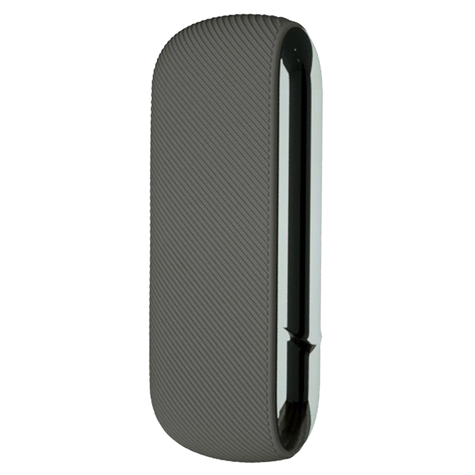 Twill Silicone Cover Full Protective Case Pouch for IQOS 3.0 Gray and Silver