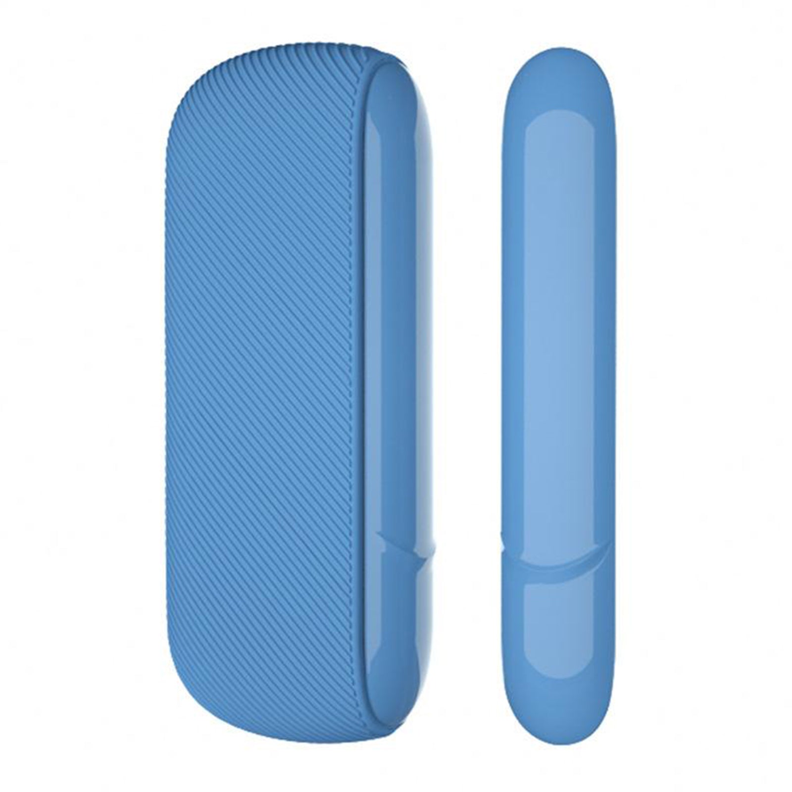 Twill Silicone Cover Full Protective Case Pouch for IQOS 3.0 Blue