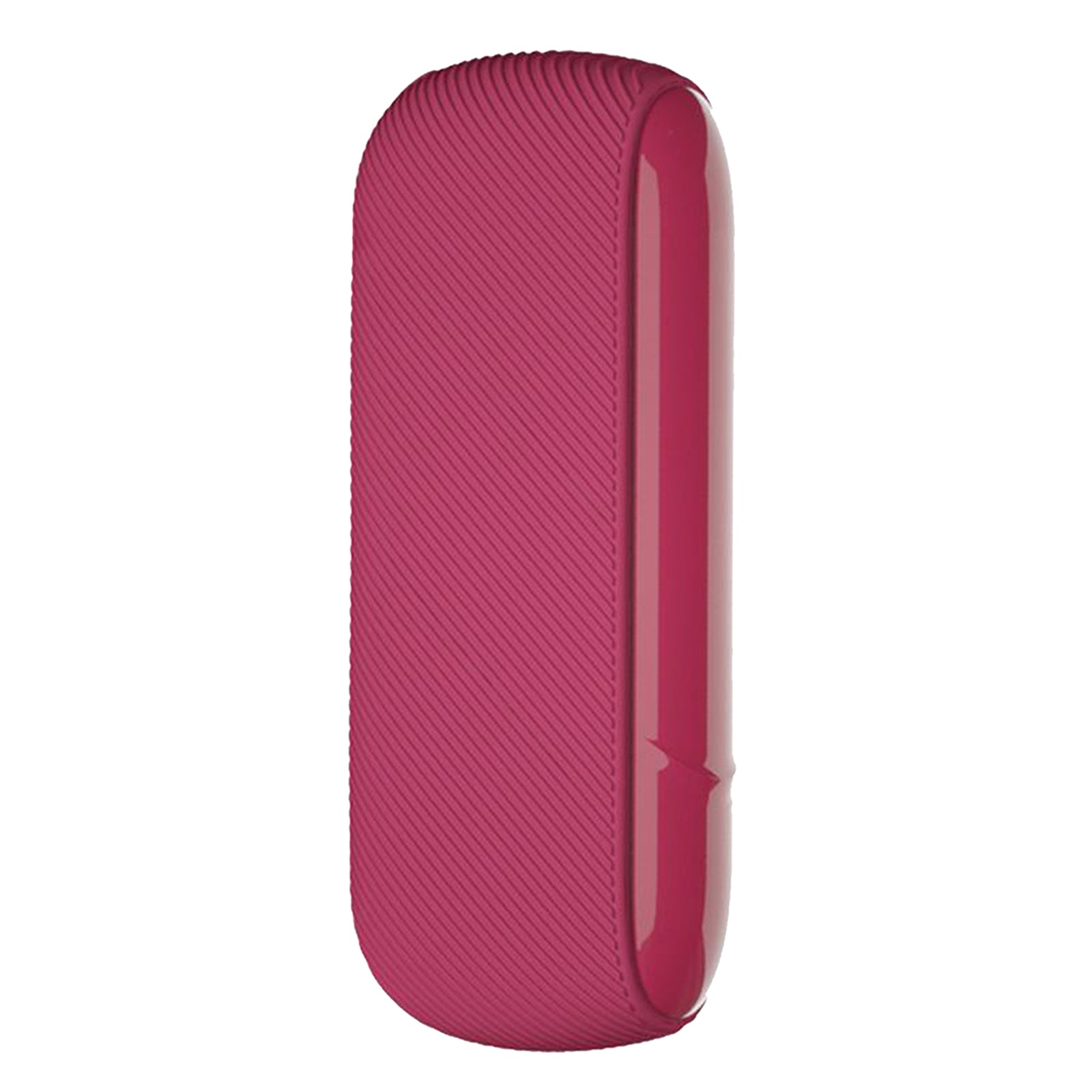 Twill Silicone Cover Full Protective Case Pouch for IQOS 3.0 Rose Red