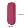 Twill Silicone Cover Full Protective Case Pouch for IQOS 3.0 Rose Red