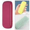 Twill Silicone Cover Full Protective Case Pouch for IQOS 3.0 Rose Red