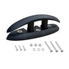 Sailboats Boat Flip Up Folding Pull Up Cleat 5Inch Black Dock Cleat Black