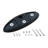 Sailboats Boat Flip Up Folding Pull Up Cleat 5Inch Black Dock Cleat Black