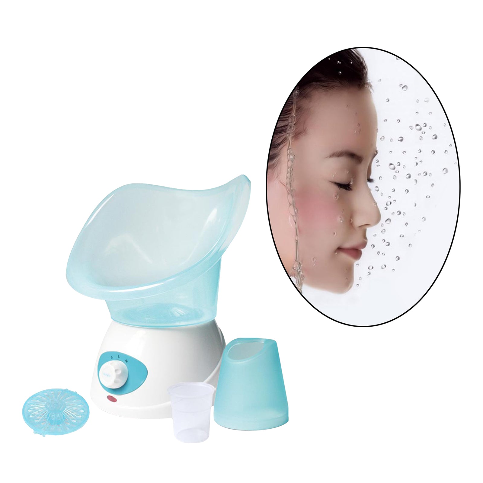 Beauty Face Steaming Device Facial Steamer Facial Mist Machine Blue