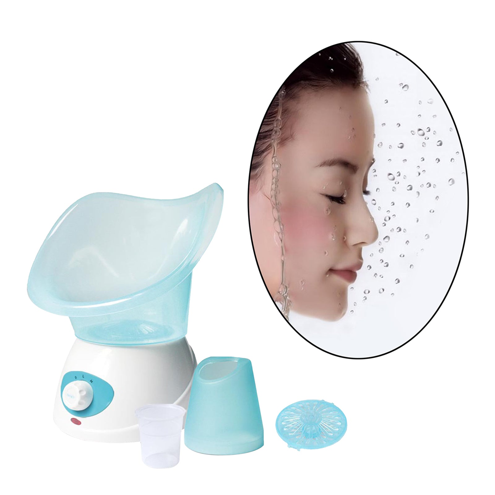 Beauty Face Steaming Device Facial Steamer Facial Mist Machine Blue