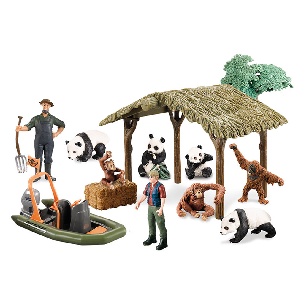 Animal Figure People Model Action Figurine Farm Scene Collector Toy Decor B