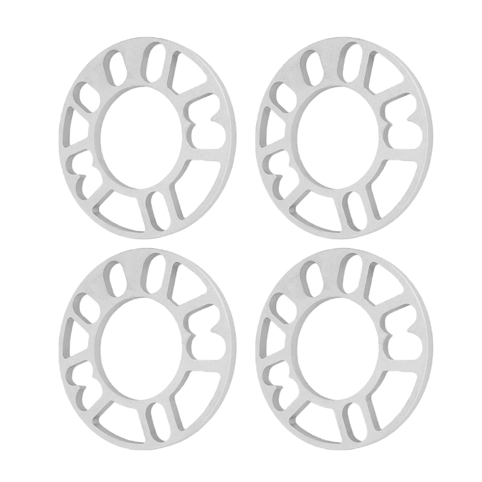 4Pieces Aluminum Alloy Wheel Spacer Car 5x105 5x108 5X112 5x115 5X114.3 10mm