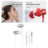 Earphones Headphones with Microphone Tangle Free 3.5mm for Smartphones white