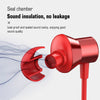 Earphones Headphones with Microphone Tangle Free 3.5mm for Smartphones white