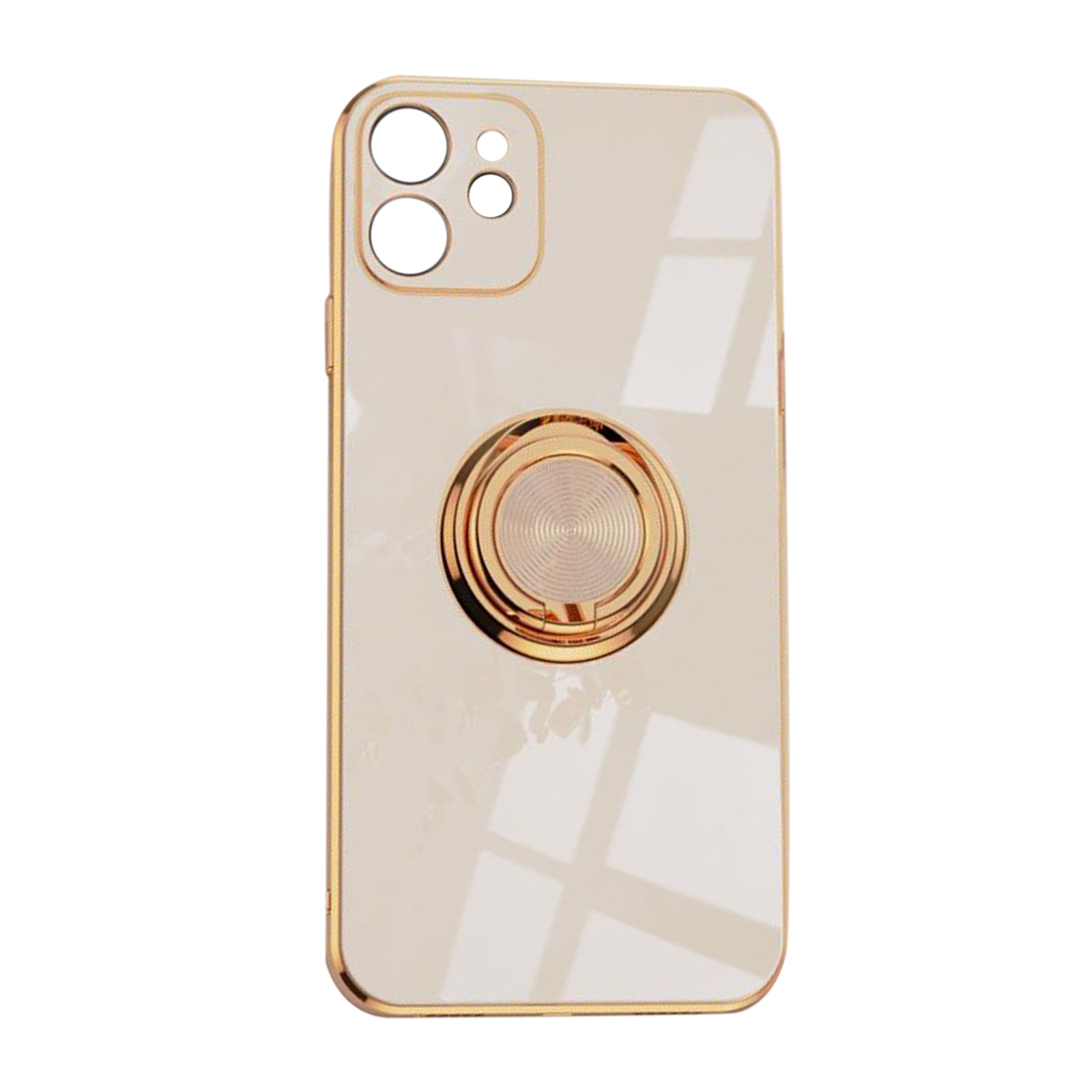 Waterproof TPU Case Cover Phone Bumper Full Protection for iPhone 12 Pro Max Beige For iPhone 12