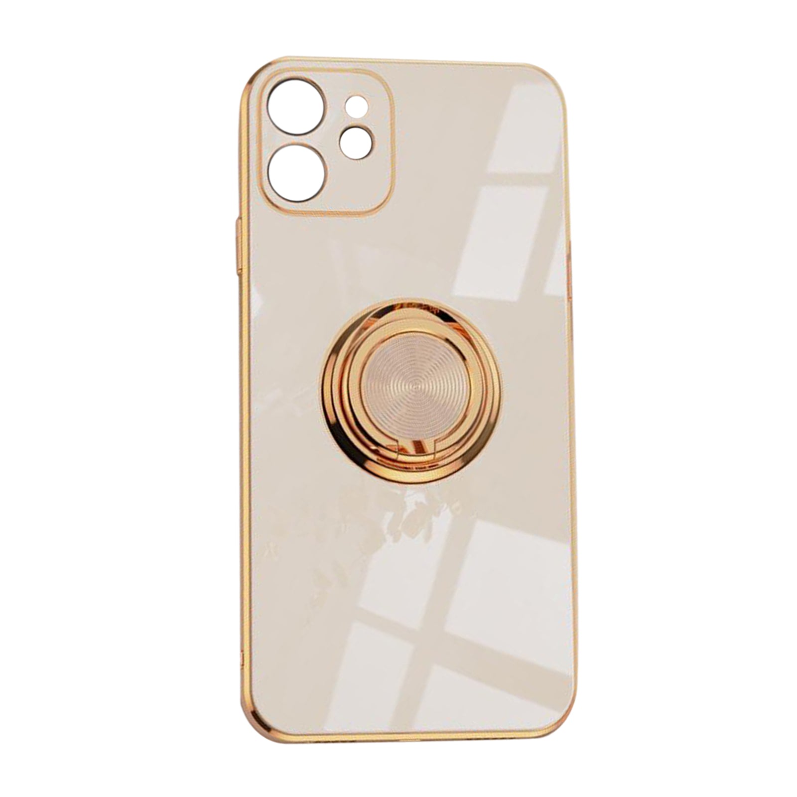 Waterproof TPU Case Cover Phone Bumper Full Protection for iPhone 12 Pro Max Beige For iPhone 12