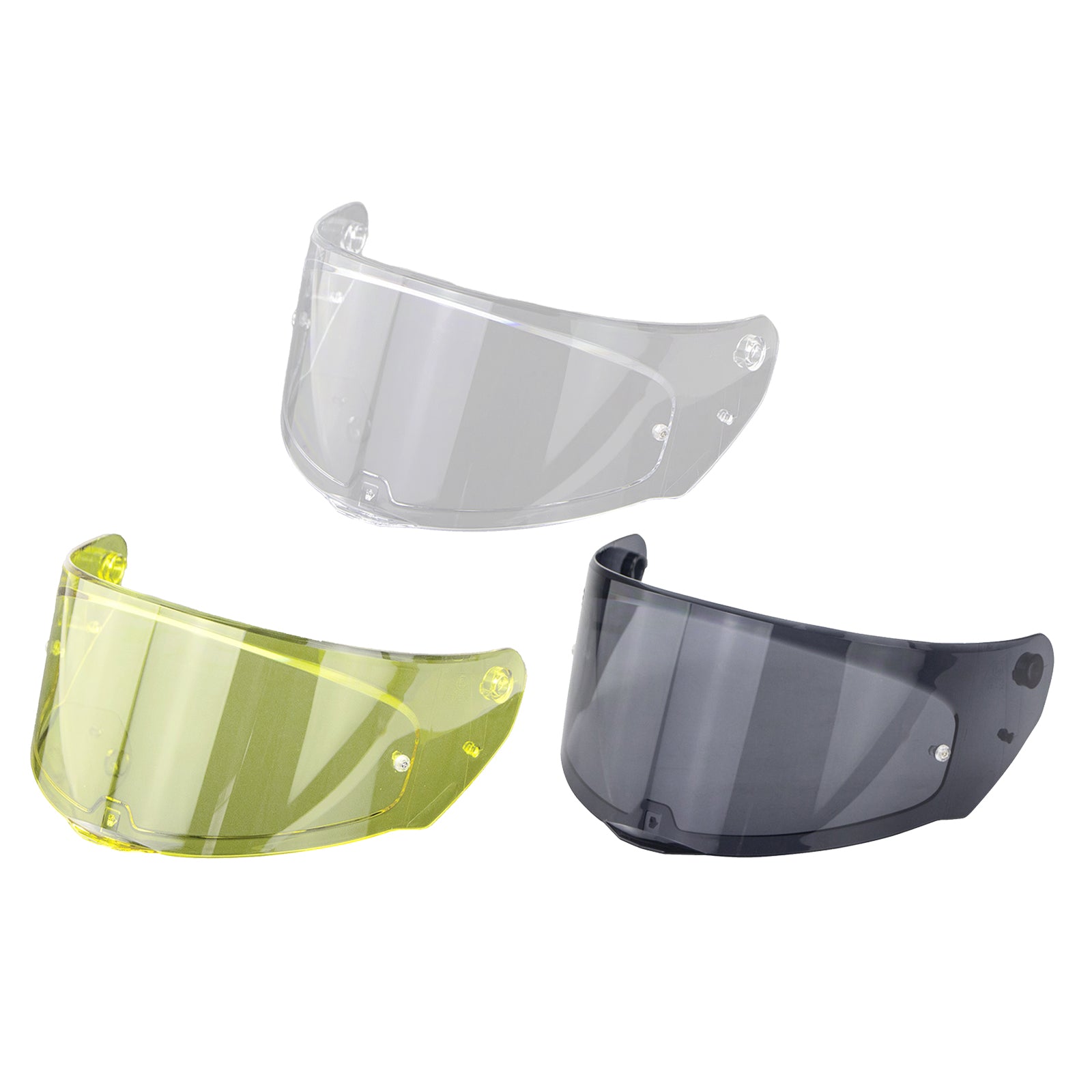 Helmet Visor Lens UV Protection Full Face for FF-353 320 328 80 yellow